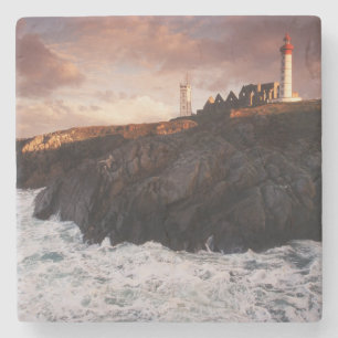 Porta-copo De Pedra França, farol ao amanhecer