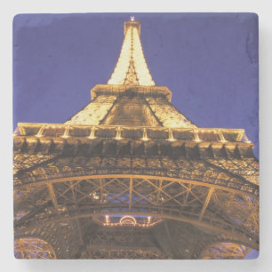 Porta-copo De Pedra FRANÇA, Paris Torre Eiffel, vista noturna