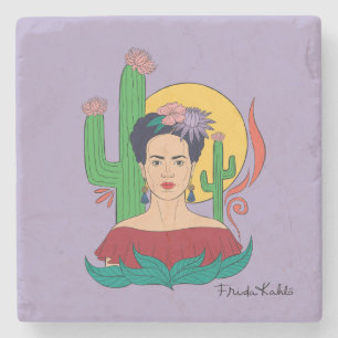 Porta-copo De Pedra Frida Kahlo Desert Graphic
