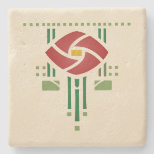 Porta-copo De Pedra Friso "cor-de-rosa " adoptivo de Helen