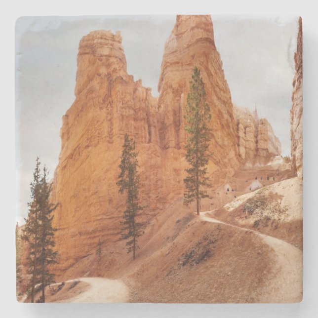 Porta-copo De Pedra Fuga do laço do Navajo, garganta de Bryce (Frente)