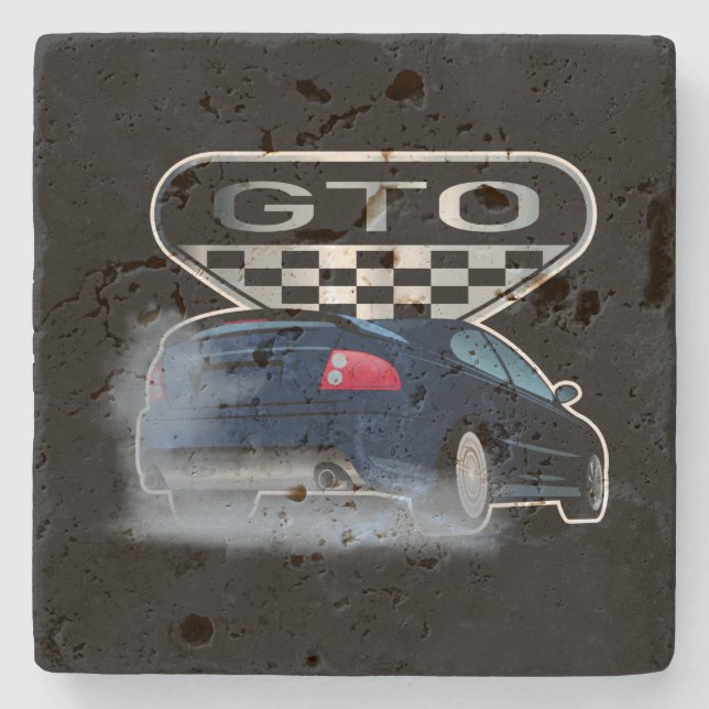 Porta-copo De Pedra Fumando A Porta copos Dos Pneus (Frente)