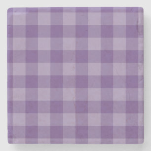 Porta-copo De Pedra Fundo checkered violeta