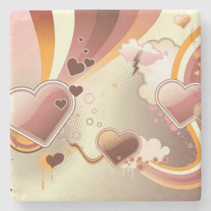 Porta-copo De Pedra Fundo denominado do design