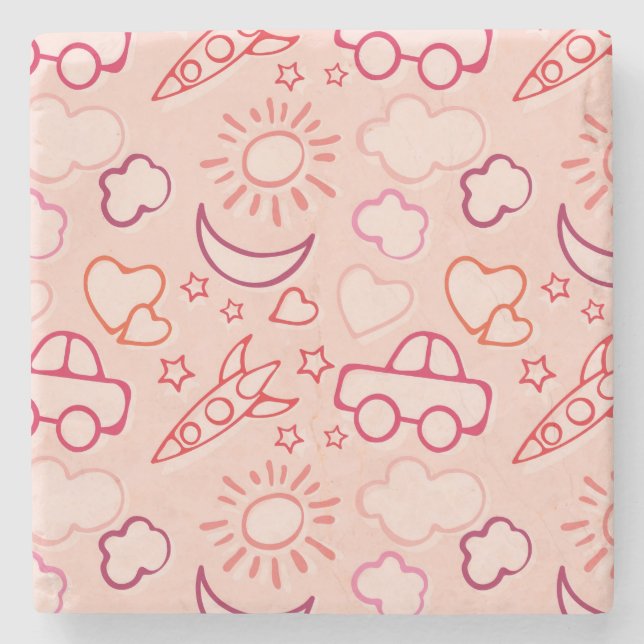 Porta-copo De Pedra fundo do brinquedo (Frente)