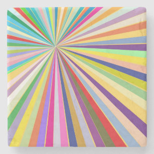 Porta-copo De Pedra Fundo listrado fresco