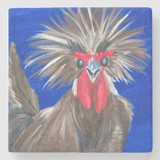 Porta-copo De Pedra Funky Três Porta copos (Frente)