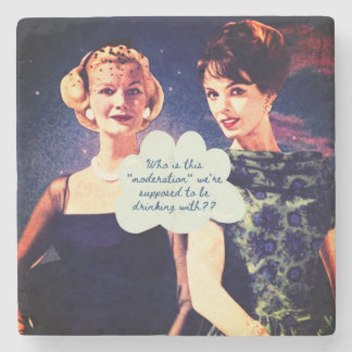 Porta-copo De Pedra Funny Drinking Friend Sister Fun 