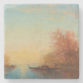 Porta-copo De Pedra Fusine, Environs De Venise - Félix Ziem