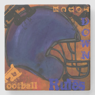 Porta-copo De Pedra Futebol Americano