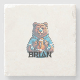 Porta-copo De Pedra Futebol personalizado
