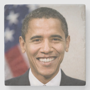 Porta-copo De Pedra Gabinete do Presidente Eleitor Barack Obama