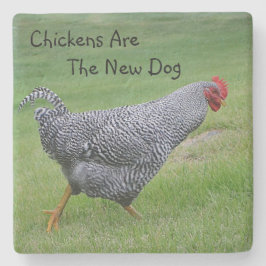 Porta-copo De Pedra Galinhas São O Novo Cão