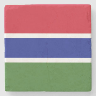 Porta-copo De Pedra Gâmbia Flag