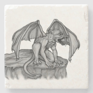 Porta-copo De Pedra Gargoyle de Golem