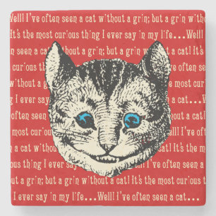 Porta-copo De Pedra Gato de Cheshire de Alice no País das Maravilhas