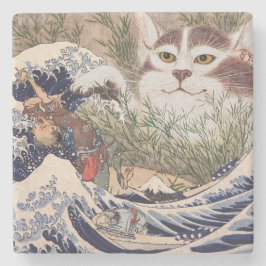 Porta-copo De Pedra Gato sobrenatural na Onda Excelente