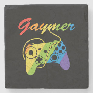 Porta-copo De Pedra Gaymer Controlador de jogos Rainbow Jogos