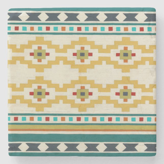 Porta-copo De Pedra Geometria do Sudoeste III (Frente)