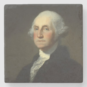 Porta-copo De Pedra George Washington - Retrato Histórico