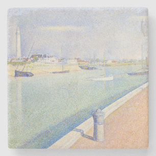 Porta-copo De Pedra Georges Seurat - O Canal de Gravelines