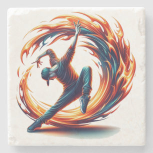 Porta-copo De Pedra Giro do Inferno - Ignora o espírito da dança