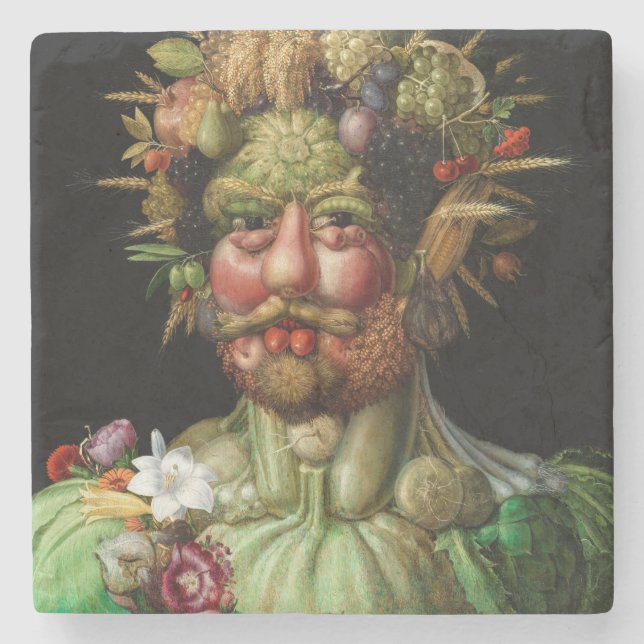 Porta-copo De Pedra Giuseppe Arcimboldo - Vertumnus (Frente)