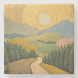 Porta-copo De Pedra Golden Horizon Trail