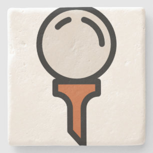 Porta-copo De Pedra golfe