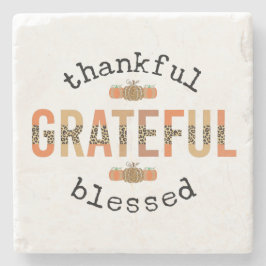 Porta-copo De Pedra Graças Grata, Bênção, Bela Queda, Ação de Graças