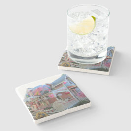 Porta-copo De Pedra Grande Iluminação a Rosa - O Vinho de Martha