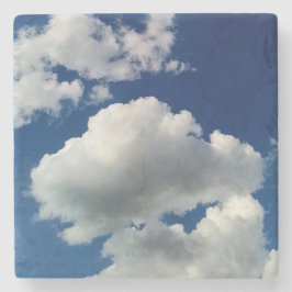 Porta-copo De Pedra Grandes nuvens macios