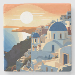 Porta-copo De Pedra GRÉCIA SANTORINI nº 1