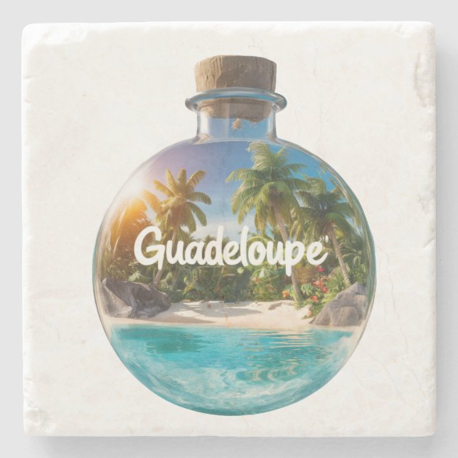 Porta-copo De Pedra Guadeloupe (Frente)