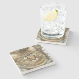 Porta-copo De Pedra Guias Bonita Procurando O Esquema Do Lápis