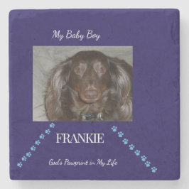 Porta-copo De Pedra Guiding Pawprint Path Keepsake