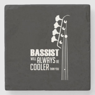 Porta-copo De Pedra Guitarista Bhelps Sempre Mais Frio Que Você Xmas