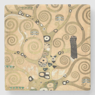 Porta-copo De Pedra Gustav Klimt - A Árvore da Vida, Friso Stoclet