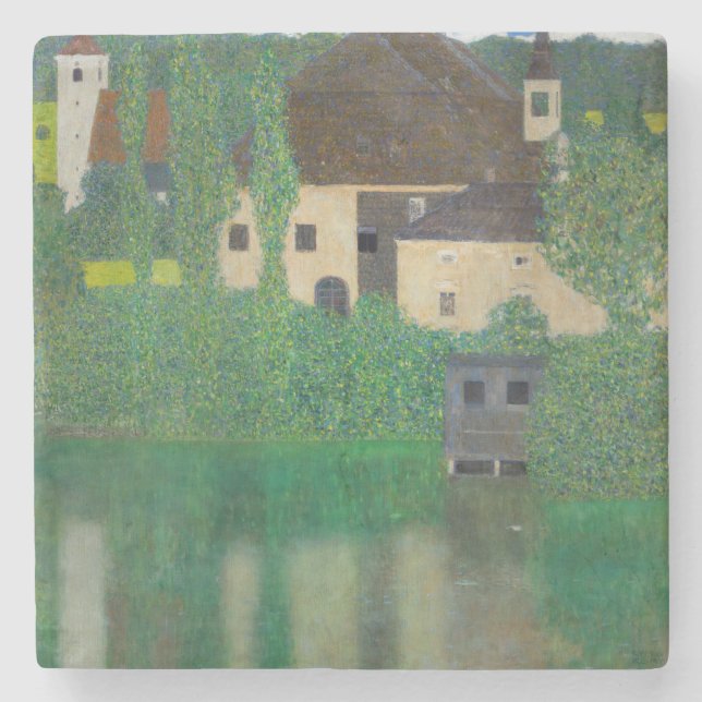 Porta-copo De Pedra Gustav Klimt - Castelo de Água (Frente)
