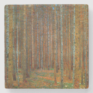 Porta-copo De Pedra Gustav Klimt - Floresta dos Pinheiros de Tannenwal