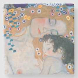 Porta-copo De Pedra Gustav Klimt - Mãe e Filho