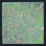 Porta-copo De Pedra Gustav Klimt - Paisagem do Jardim Italiano<br><div class="desc">Paisagem do Jardim Italiano / Paisagem Horticultural Italiana - Gustav Klimt, Oil on Canvas, 1913</div>