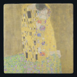 Porta-copo De Pedra Gustav Klimt - The Biss<br><div class="desc">Kuss Beijo/Der - Gustav Klimt em 1907-1908</div>