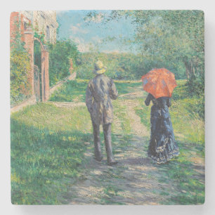 Porta-copo De Pedra Gustave Caillebotte - O Caminho Uphill