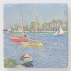 Porta-copo De Pedra Gustave Caillebotte - O Sena em Argenteuil