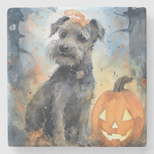 Porta-copo De Pedra Halloween Chesapeake Bay Terrier Com Bompkins