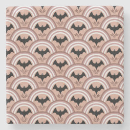 Porta-copo De Pedra Halloween Rainbow