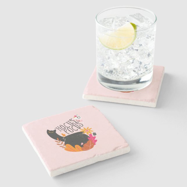 Porta-copo De Pedra Halloween Vibes • Hocus Pocus (Lateral)