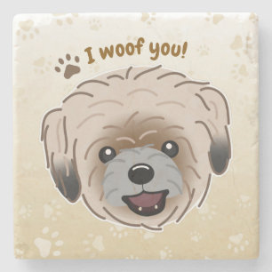 Porta-copo De Pedra Happy Shih Tzu Dog Lover I Wows