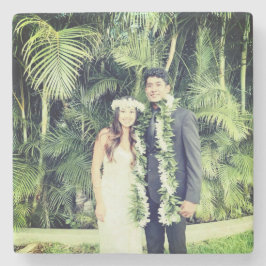 Porta-copo De Pedra Hawaiian Couple Costume